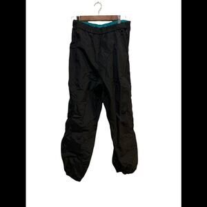 Vintage Columbia black and teal 90s snow ski snowboarding pants in size L.